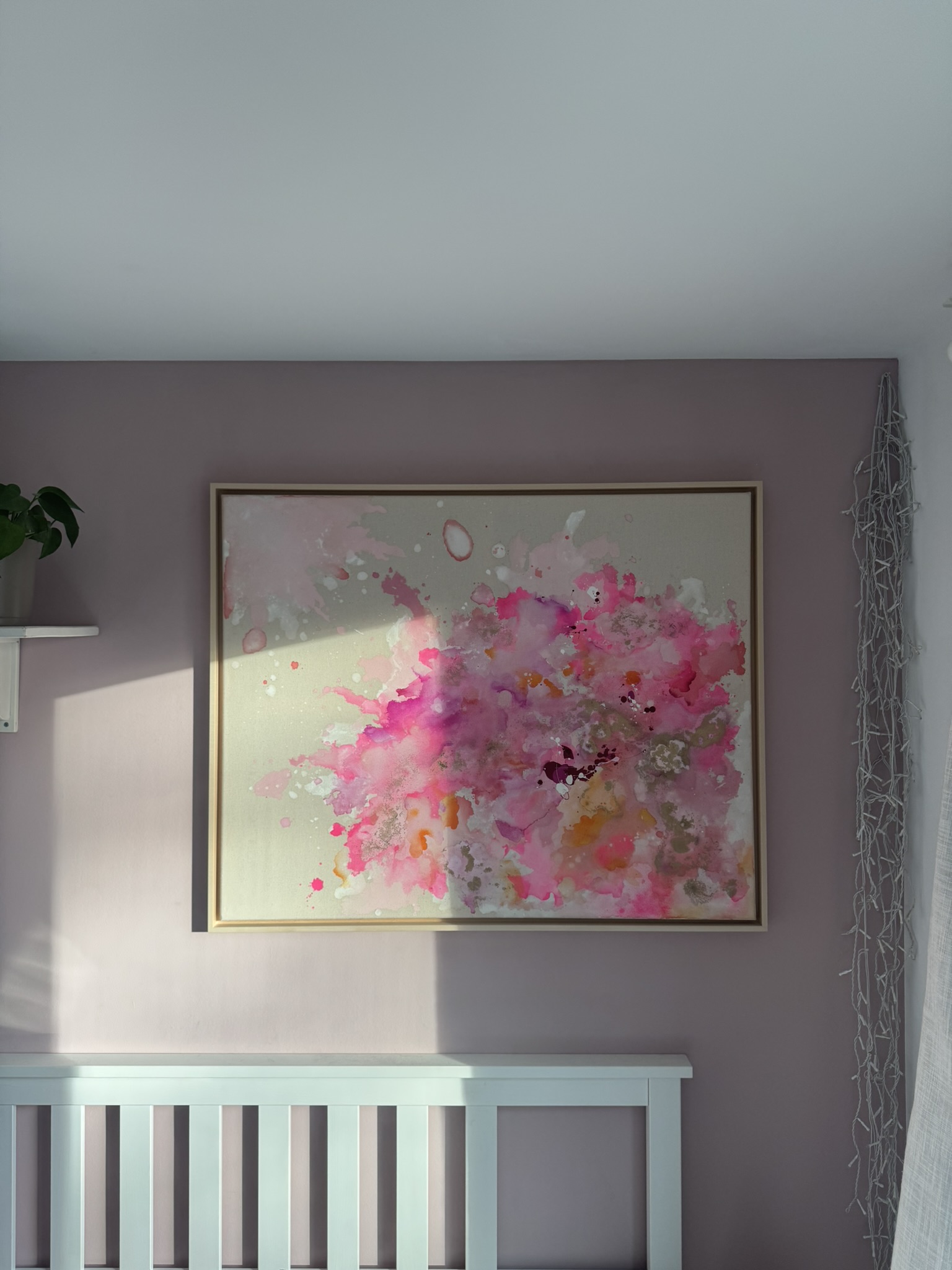 Bloom, 2026, Acryl und Gold auf roher Baumwollleinwand, Ansicht 10
